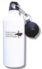 (image for) NC Academy of Family Physicians Water Bottle - White