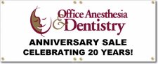 (image for) Office Anesthesia & Dentistry Banner Logo Center