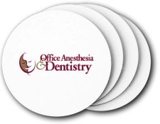 (image for) Office Anesthesia & Dentistry Coasters (5 Pack)