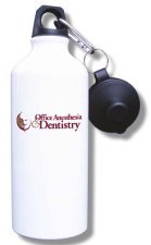 (image for) Office Anesthesia & Dentistry Water Bottle - White