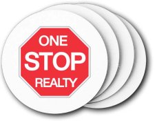 (image for) One Stop Realty Coasters (5 Pack)