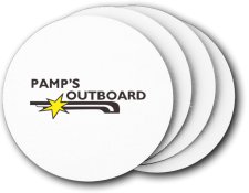 (image for) Pamps Outboard Inc. Coasters (5 Pack)