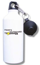 (image for) Pamps Outboard Inc. Water Bottle - White
