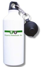 (image for) Property Professionals, Inc. Water Bottle - White
