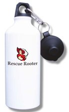 (image for) Rescue Rooters Water Bottle - White