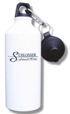 (image for) Schlosser Funeral Home Water Bottle - White