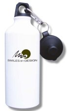 (image for) Smiles By Design Water Bottle - White
