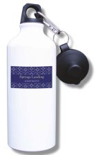 (image for) Springs Landing Apartments Water Bottle - White