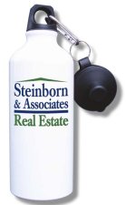 (image for) Steinborn & Associates Real Estate Water Bottle - White