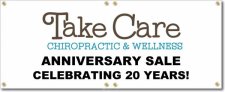 (image for) Take Care Chiropractic Banner Logo Center