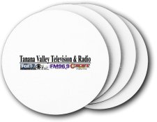 (image for) Tanana Valley Television and Radio Coasters (5 Pack)