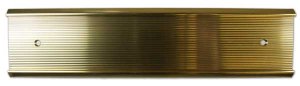 (image for) Gold 10\" X 2\" Wall Name Plate Holder
