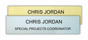 (image for) 2 x 8 Name Plate