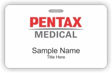 (image for) Pentax Medical Horizontal ID badge