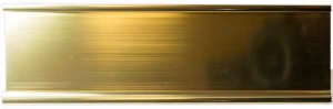 (image for) Gold 8\" X 2\" Desk Name Plate Holder
