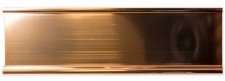 (image for) Rose Gold 8" X 2" Desk Name Plate Holder