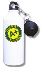 (image for) A+ Japanese Auto Repair, Inc. Water Bottle - White