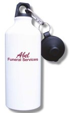 (image for) Abel Funeral Services Water Bottle - White