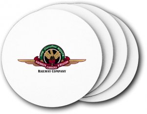 (image for) Aberdeen Carolina & Western Railway Co. Coasters (5 Pack)