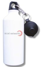 (image for) Accel Networks Water Bottle - White
