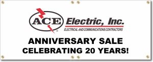 (image for) Ace Electric, Inc. Banner Logo Center