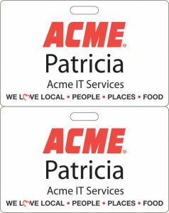 (image for) Acme IT Services White Badge (ID Style)