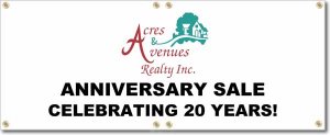 (image for) Acres and Avenues Realty, Inc Banner Logo Center