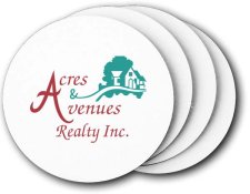(image for) Acres and Avenues Realty, Inc Coasters (5 Pack)