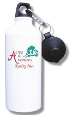 (image for) Acres and Avenues Realty, Inc Water Bottle - White