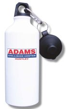(image for) Adams Collision Center Water Bottle - White