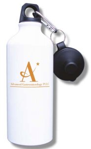 (image for) Advanced Gastroenterology Water Bottle - White