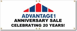 (image for) Advantage 1 Banner Logo Center