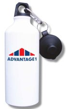 (image for) Advantage 1 Water Bottle - White