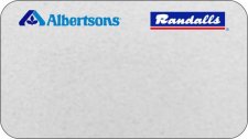 (image for) Albertsons Randalls Dual Logo Silver Logo Only Badge