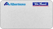 (image for) Albertsons Tom Thumb Dual Logo Silver Logo Only Badge