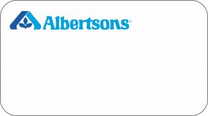 (image for) Albertsons White Logo Only Badge