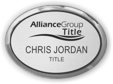 (image for) Alliance Group Title Silver Oval Executive Badge