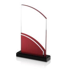 (image for) Arched Aluminum Fusion Award - Garnet