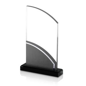 (image for) Arched Aluminum Fusion Award - Graphite