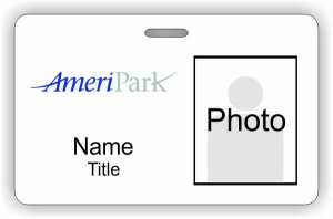 (image for) AmeriPark Horizontal Photo ID Badge