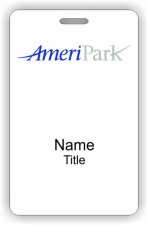 (image for) AmeriPark Vertical ID Badge