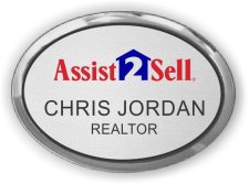 (image for) Assist-2-Sell Silver Oval Executive Badge