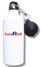 (image for) Assist-2-Sell Water Bottle - White