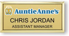 (image for) Auntie Anne's Hand Rolled Pretzels Executive Gold Badge