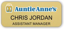 (image for) Auntie Anne's Hand Rolled Pretzels Gold Badge