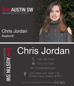 (image for) Keller Williams Austin SW Business Cards Style B - Pack of 500