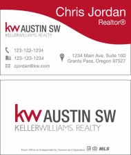 (image for) Keller Williams Austin SW Business Cards Style L - Pack of 500