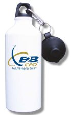 (image for) B2B CFO Water Bottle - White