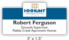 (image for) HHHunt Apartment Living Shaped White badge