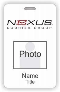 (image for) Nexus Courier Group Photo ID Vertical badge